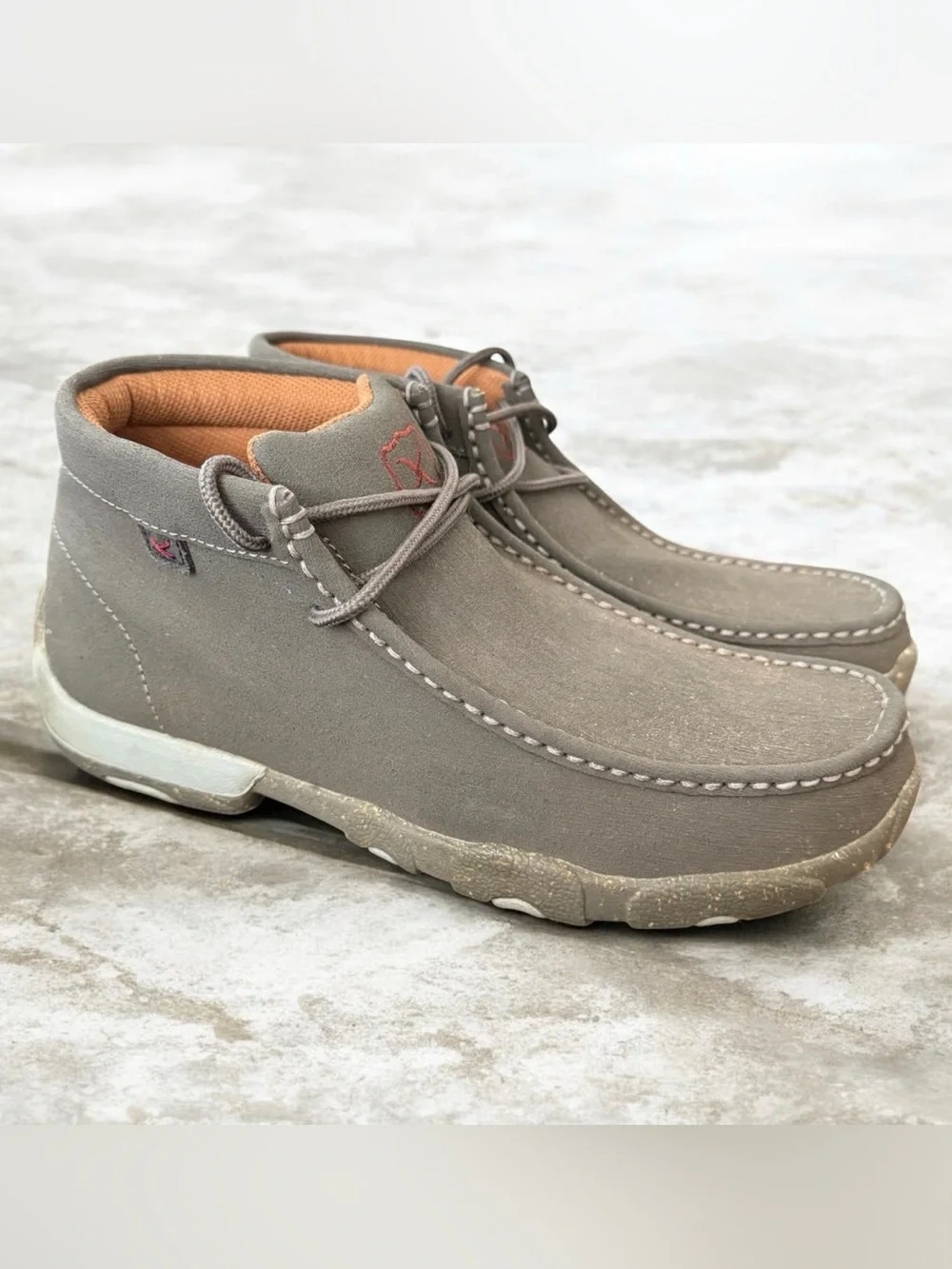 TWISTED X Men’s Chukka Driving Shoes - Gray Size 7M